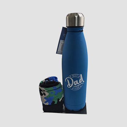 Hydrated Dad Gift Basket in Blue (Value $63)
