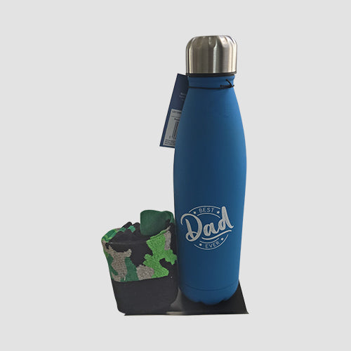 Hydrated Dad Gift Basket in Green (Value $63)