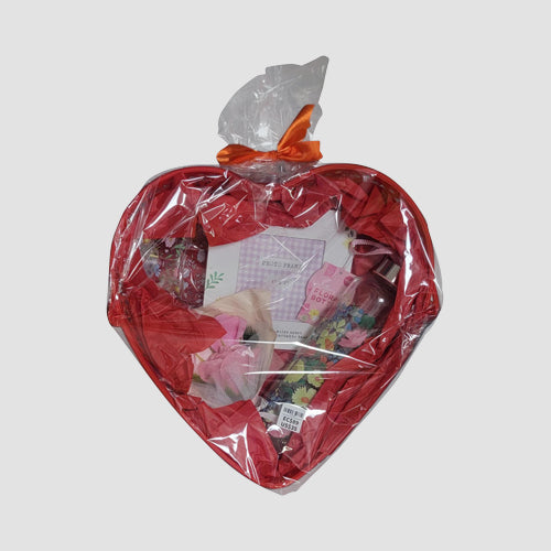 Mum Loves Flowers Gift Basket in Red/Pink ($125 Value)