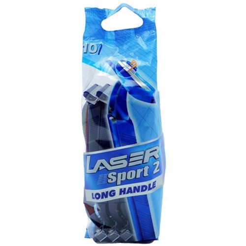 Laser 2 Sport Twin Blade Disposable Razor Shaving Sticks 10-pack ...