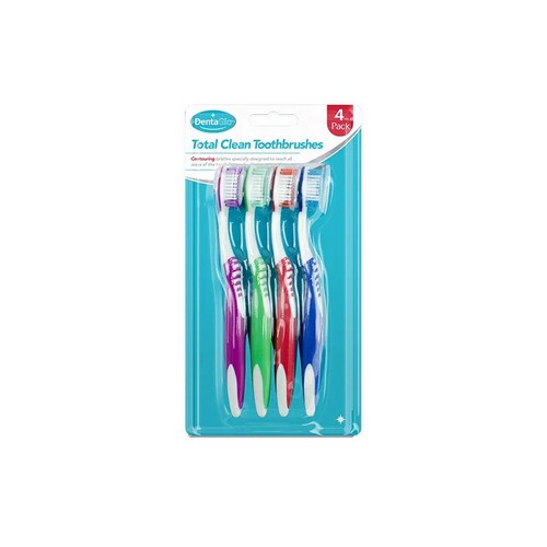 PER0194 Dental Total Clean Toothbrushes 4pk