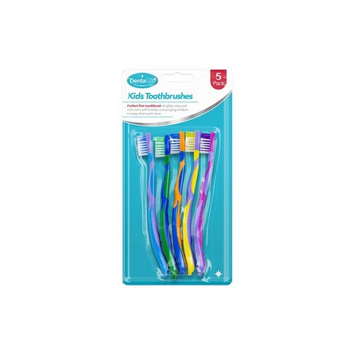 PER0197 Dental Kids Toothbrushes 5pk