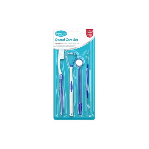 PER0198 Dental 4pc Dental Care Set