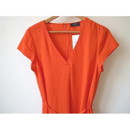 Yessica Belted Shift Dress Orange