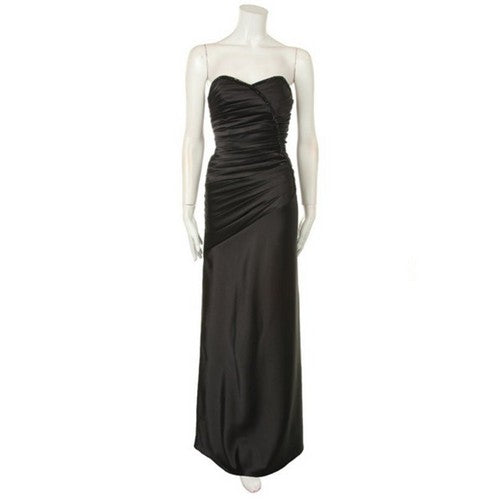 2006 Satin Sweetheart Tube Gown in Black