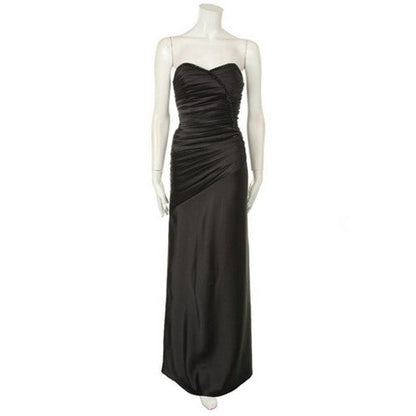 2006 Satin Sweetheart Tube Gown in Black