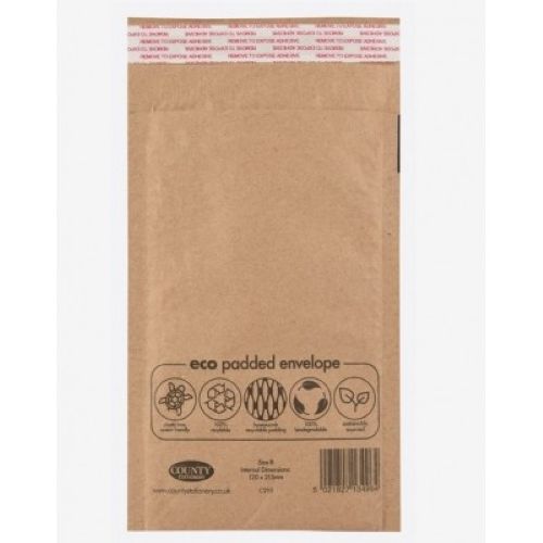 Kraft Padded Envelope - Size B 4¾” x 8½”