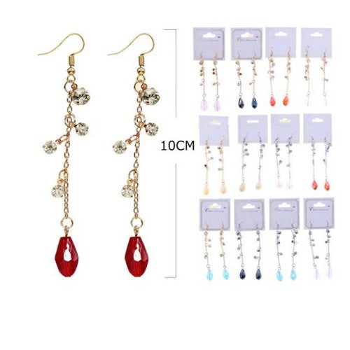 RER-0840R6 Long Fashion Drop Earrings 