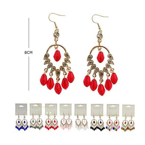 RER-2095R8 Leaf Chandelier Earring 