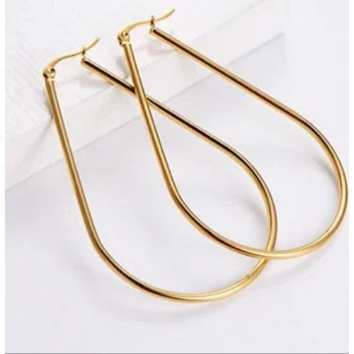 Teardrop Hoop Earring in 18K Gold Filled 