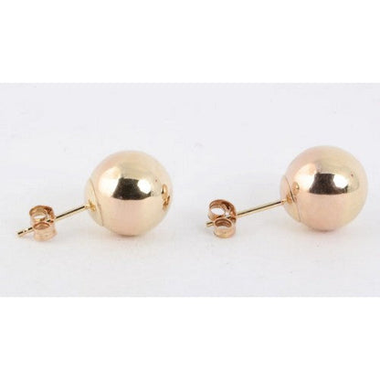 Ball Stopper Stud Earring in 18K Gold Filled