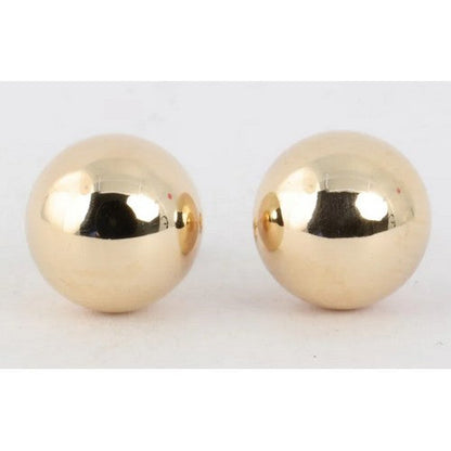 18K Gold FilledBall Stopper Stud Earring