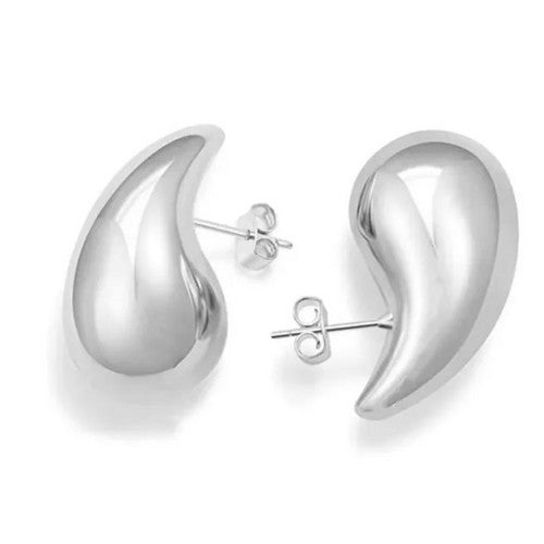 Water Drop Earring in Gunmetal