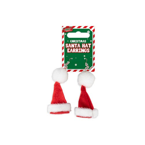 Christmas Novelty Santa Hat Earrings