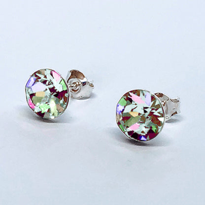 Crystal Stopper Studs in AB