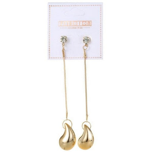 AER 1500 Dangle Tear Drop Earrings in Gold