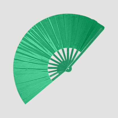 Oversize Line Dancing Clack Fan in Green