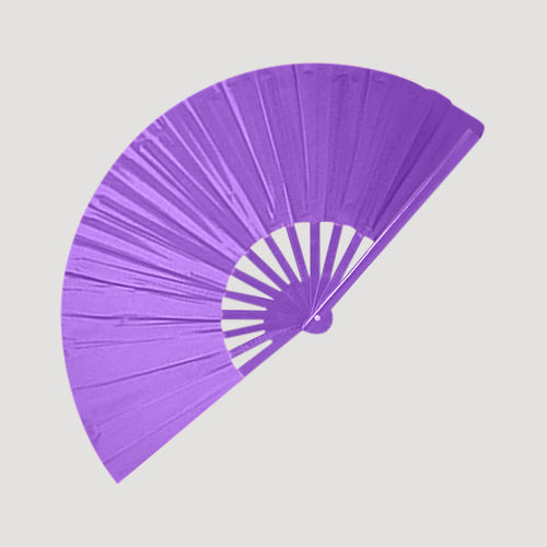 Oversize Line Dancing Clack Fan in Purple