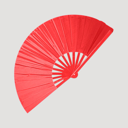 Oversize Line Dancing Clack Fan in Red