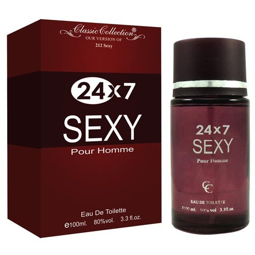 CC4355 24X7 Sexy Pour Homme Cologne 3.3 oz 100ml