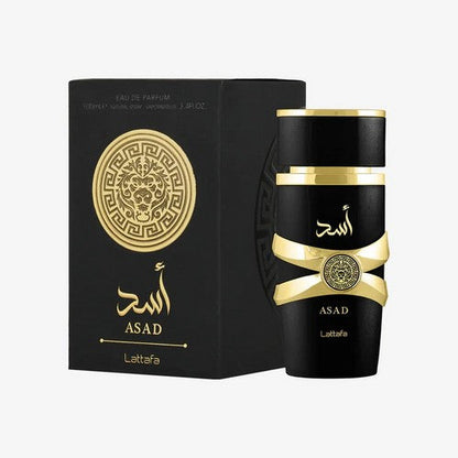 ASAD-BLACK Asad by Lattafa Eau De Parfum 100ml 3.4oz (PC)