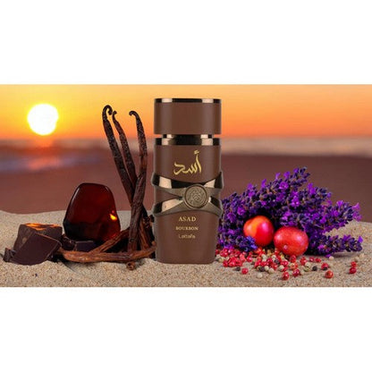 Asad Bourbon By Lattafa Eau de Parfum 100ml (3.4 Fl Oz)