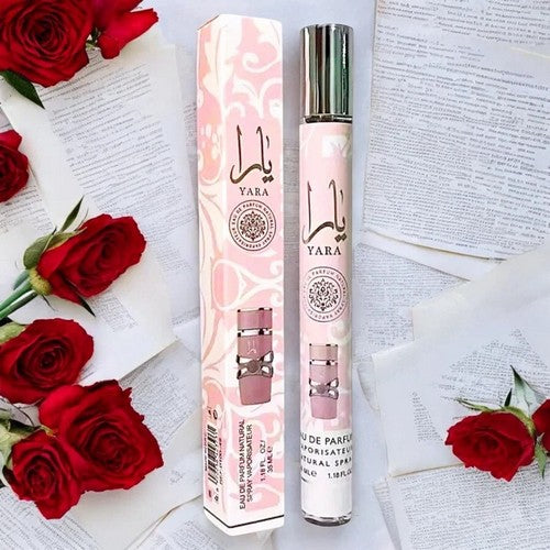 08GD Yara by Lattafa Dupe Travel Size EDP Spray 1.18oz in Pink