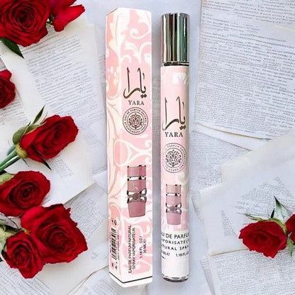 08GD Yara by Lattafa Dupe Travel Size EDP Spray 1.18oz in Pink