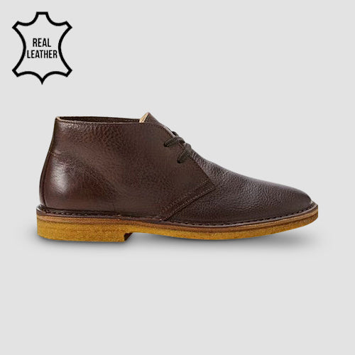 Marks & Spencer Genuine Leather Desert Boot in Brown