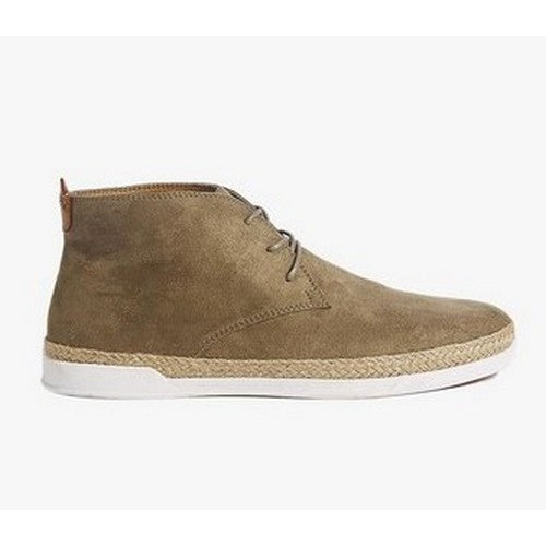 Marks & Spencer Suede Lace-up Desert Boots in Stone