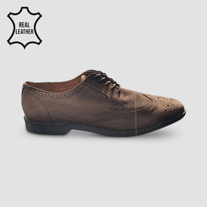Marks & Spencer Genuine Leather Brogue Dress Shoes in Brown