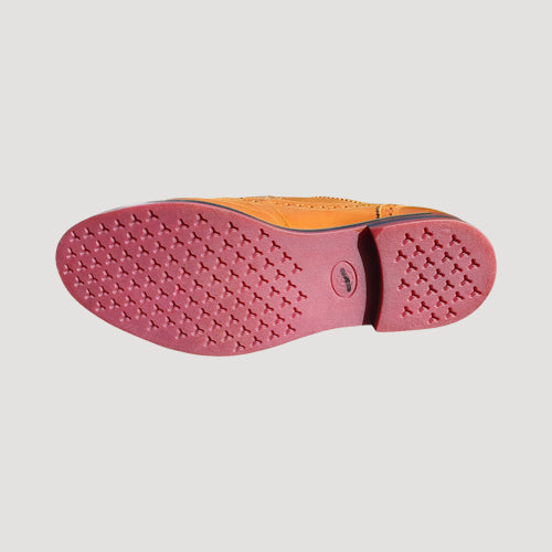 Marks & Spencer Genuine Leather Brogue Dress Shoes in Tan