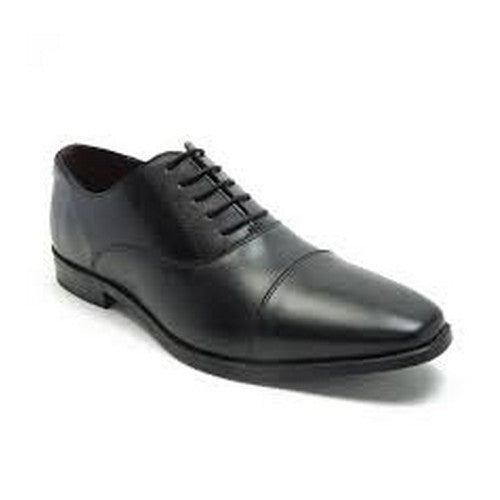Marks & Spencer Genuine Leather Lace-Up Toe Top Shoes in Black