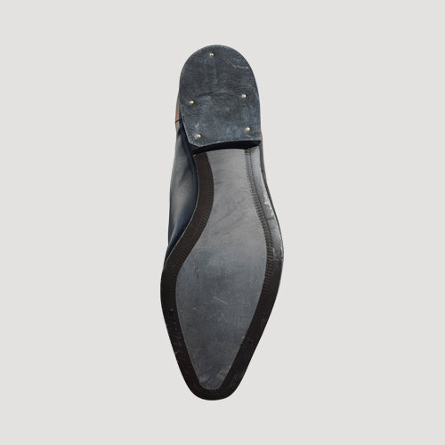 Marks & Spencer Genuine Leather Lace-Up Toe Top Shoes in Black