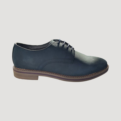 Marks & Spencer Genuine Suede Clarks Style Shoes in Navy
