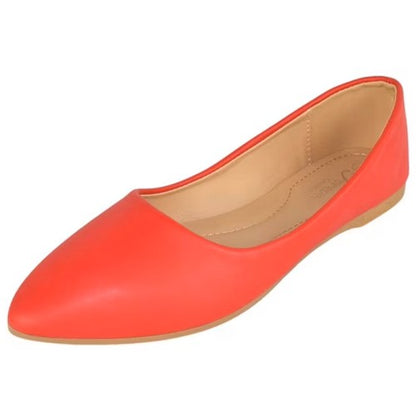 Classic Point Flats in Red