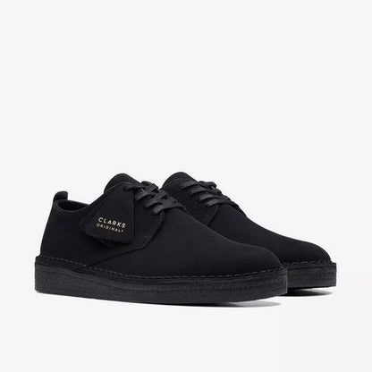 Clarks Original Coal London in Black Suede