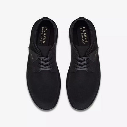 Clarks Original Coal London in Black Suede