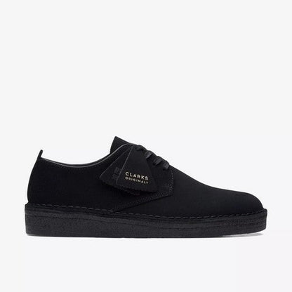 Clarks Original Coal London in Black Suede