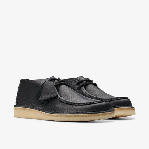 Clarks Original Desert Nomad in Black Leather