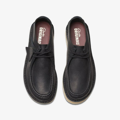 Clarks Original Desert Nomad in Black Leather