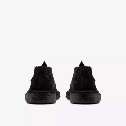 Clarks Original Desert Trek in Black Suede
