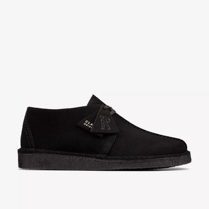 Clarks Original Desert Trek in Black Suede