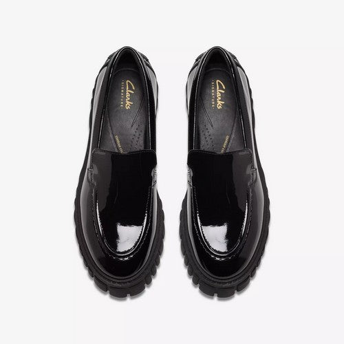 Clarks Original Page Loafer in Black Patent Leather