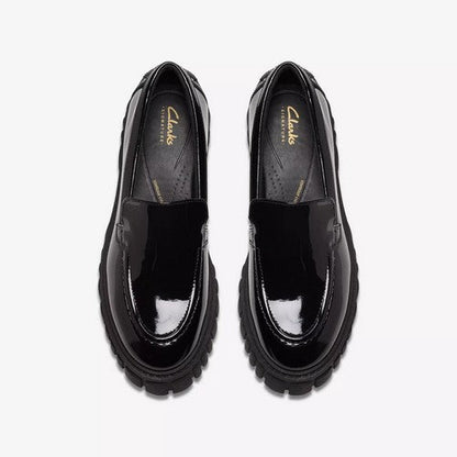 Clarks Original Page Loafer in Black Patent Leather
