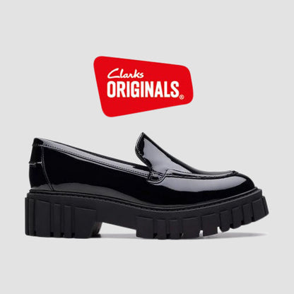 Clarks Original Page Loafer in Black Patent