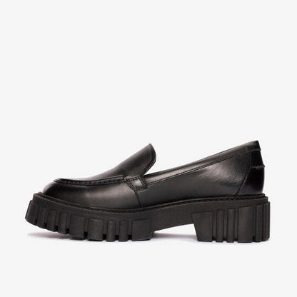 Clarks Original Page Loafer in Black Leather