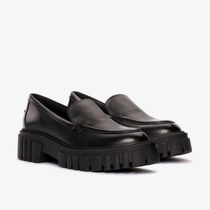Clarks Original Page Loafer in Black Leather