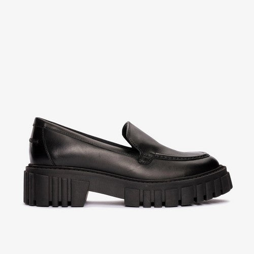 Clarks Original Page Loafer in Black Leather