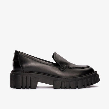 Clarks Original Page Loafer in Black Leather